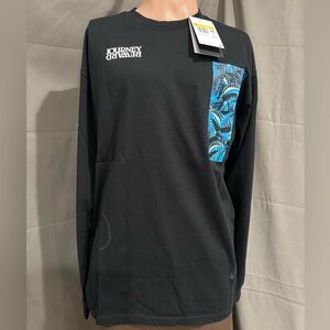 Nike Kyrie Journey Reward Black Long Sleeve T-Shirt DV9725-010 Size Small